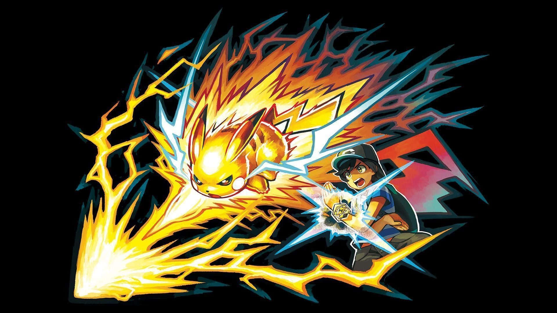 Get Ready for Next-Level Battles in Pokemon Sun and Moon Wallpaper