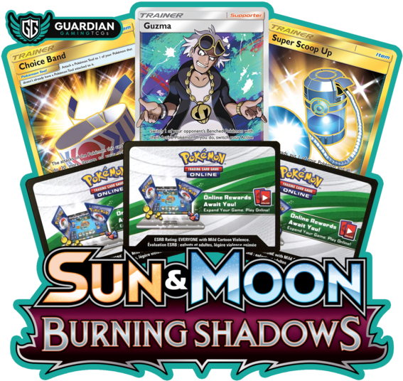 Pokemon Sun Moon Burning Shadows Cards PNG