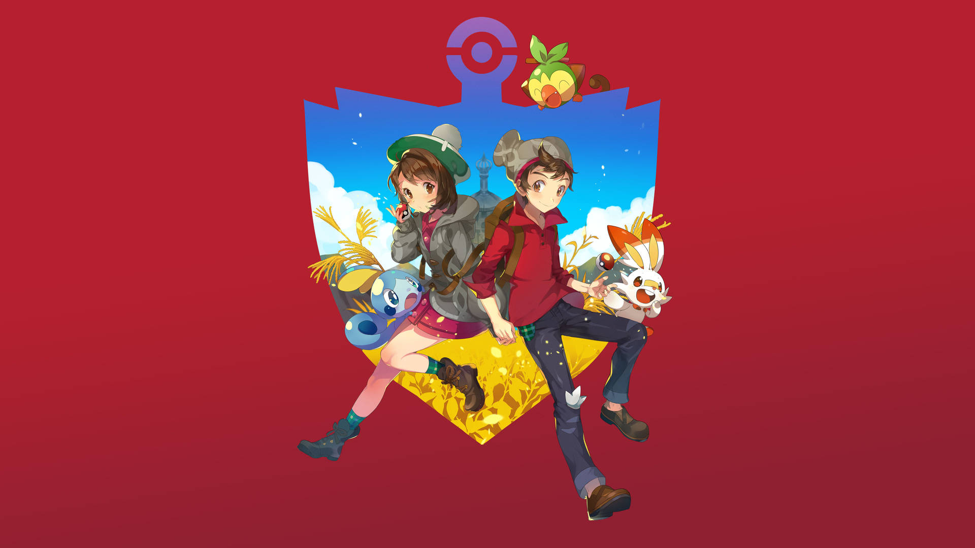 Pokemon Sword And Shield Characters Wallpaper
