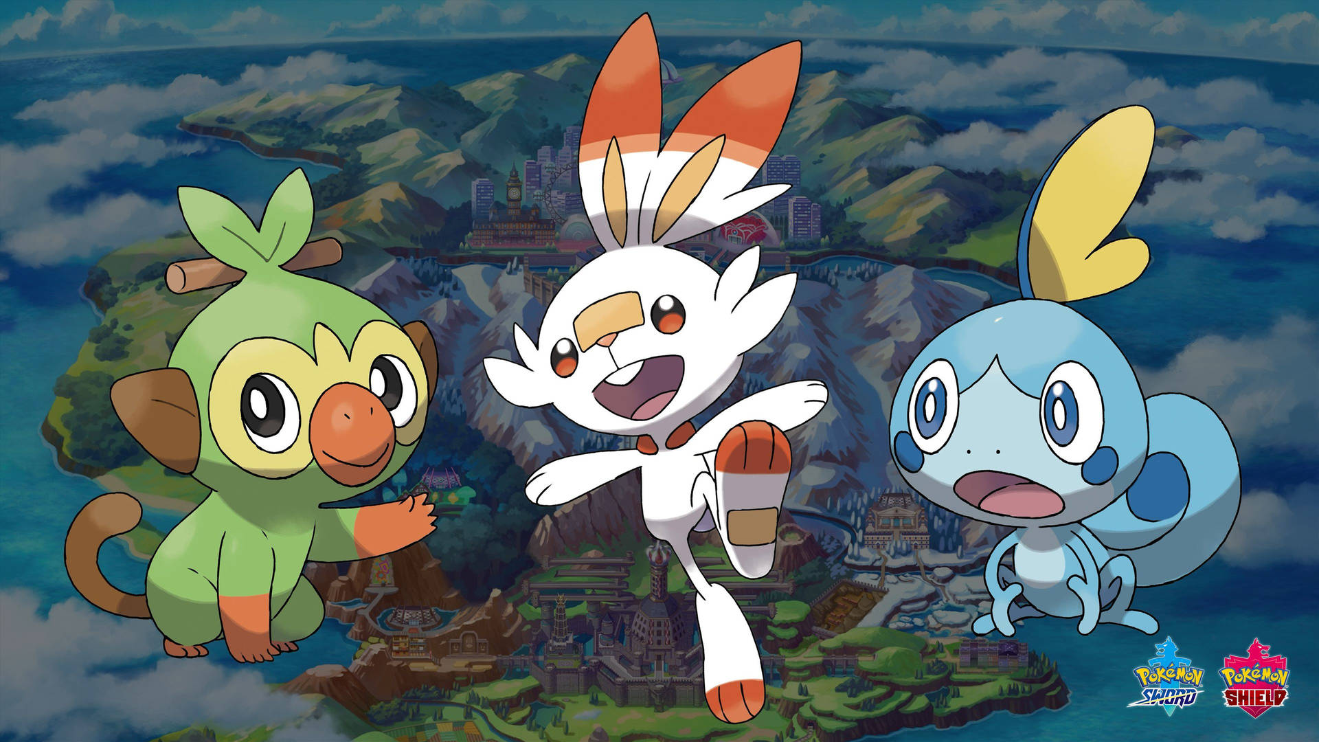 Welcome to the World of Pokemon Sword and Shield Wallpaper