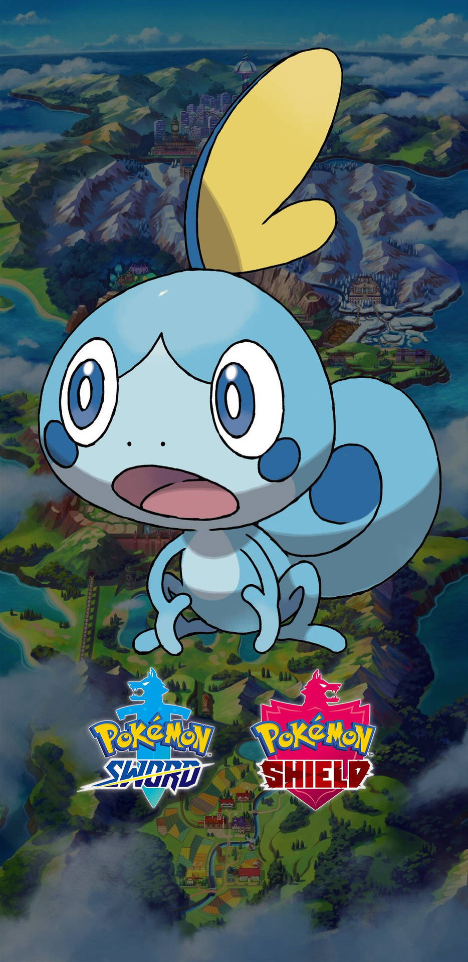 Experience the Adventure With Sobble in Pokemon Sword And Shield Wallpaper