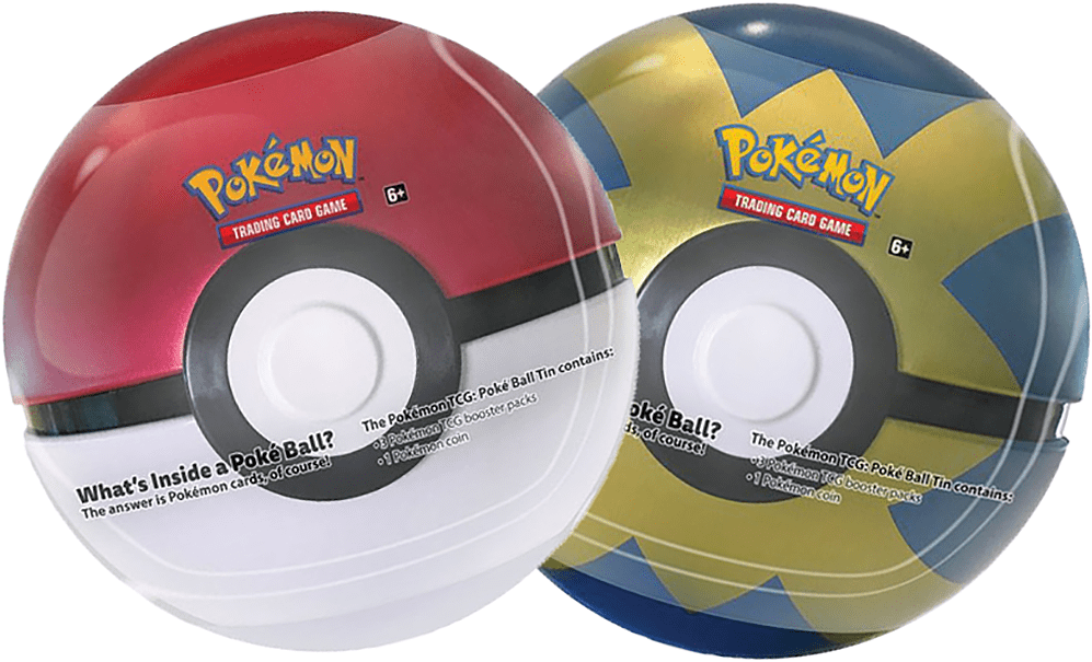 Pokemon T C G Poke Ball Tins Packaging PNG