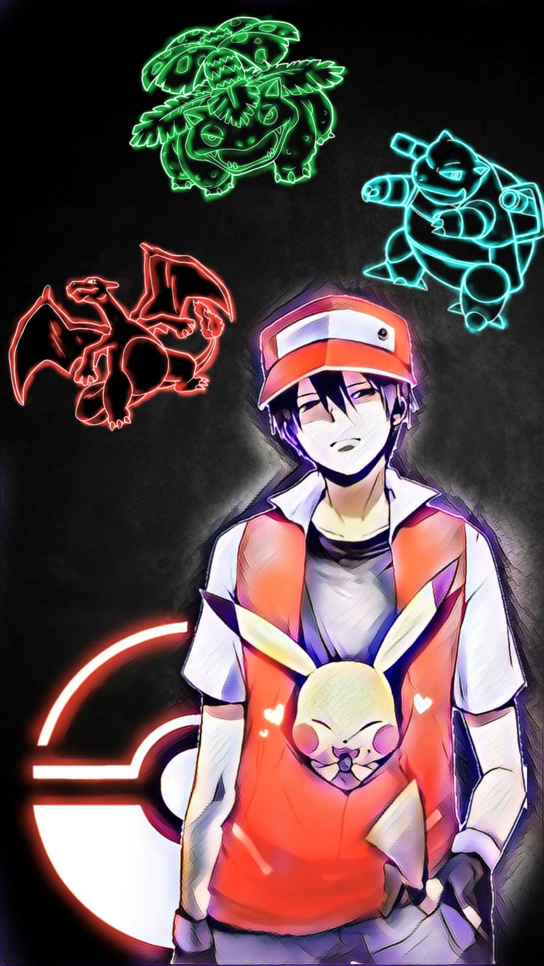 Pokemon Telefon Røde Startere Wallpaper