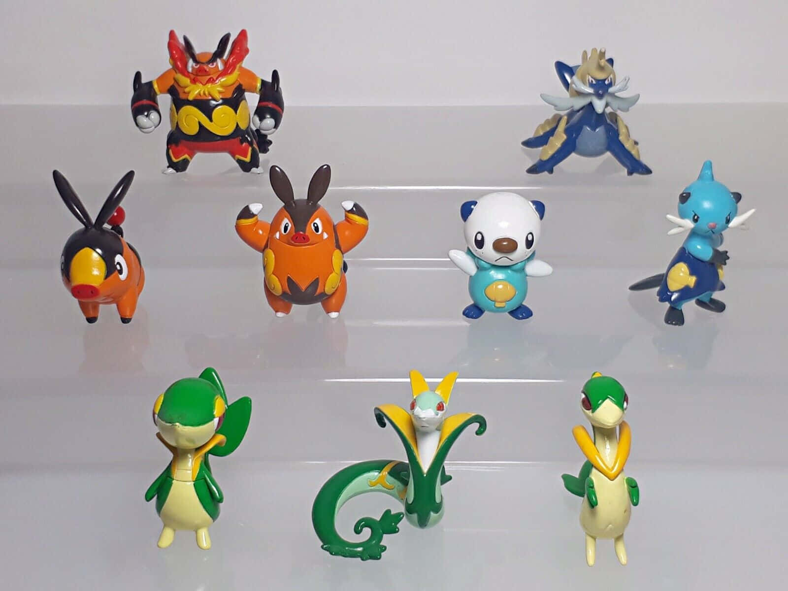 Pokemon Toys Collection With Emboar Wallpaper