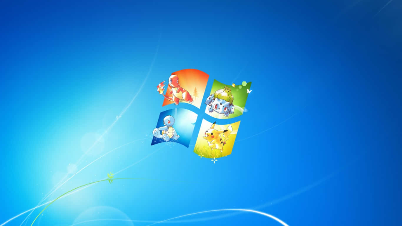 Pokemon Windows Mashup Desktop Background Wallpaper