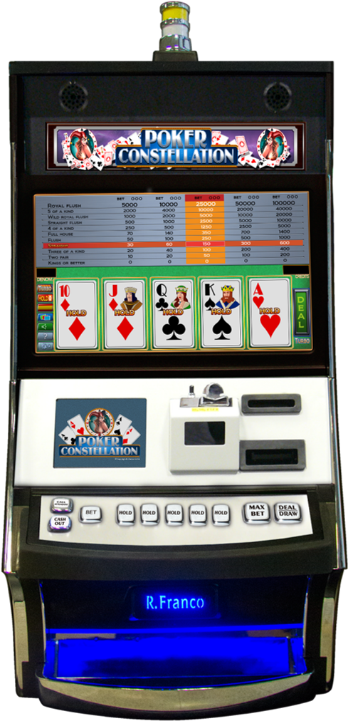 Poker Constellation Slot Machine PNG