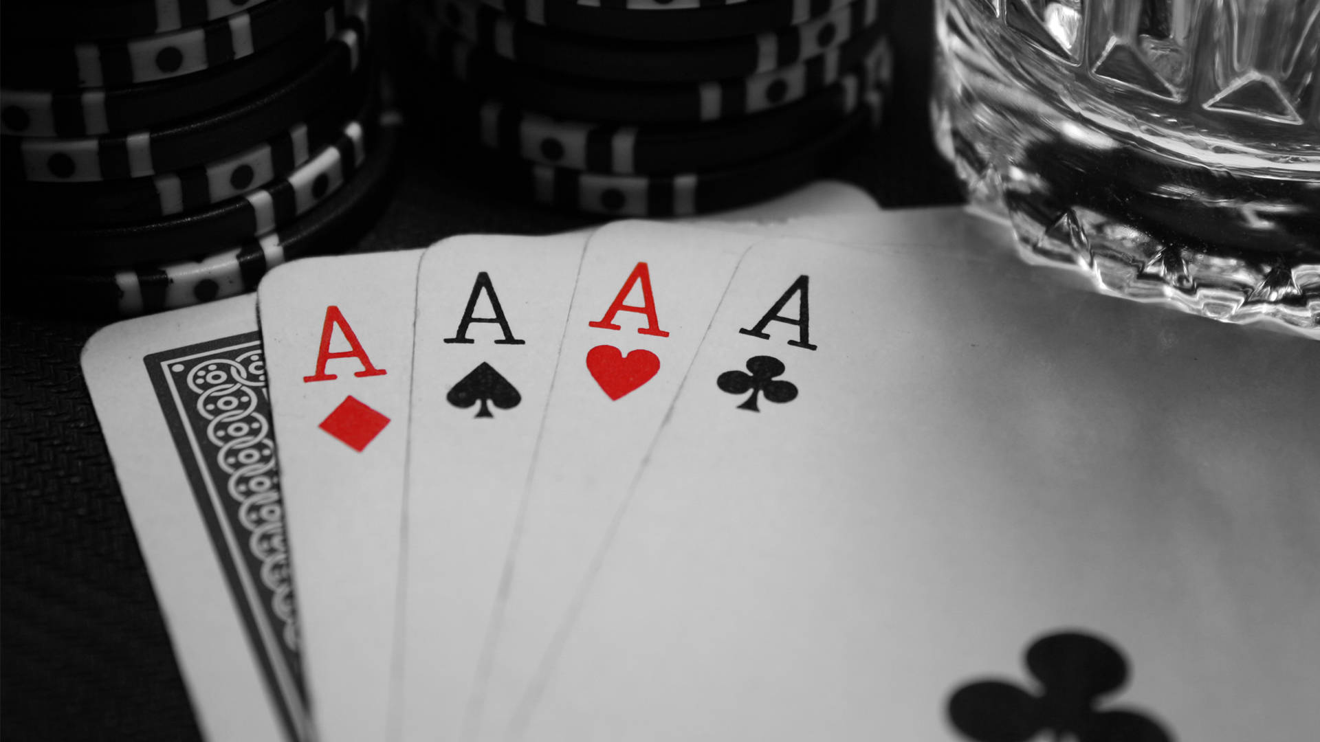 Poker Four Of A Kind Wallpaper