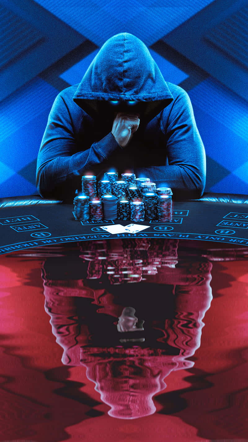 Poker Player Contemplation.jpg Wallpaper