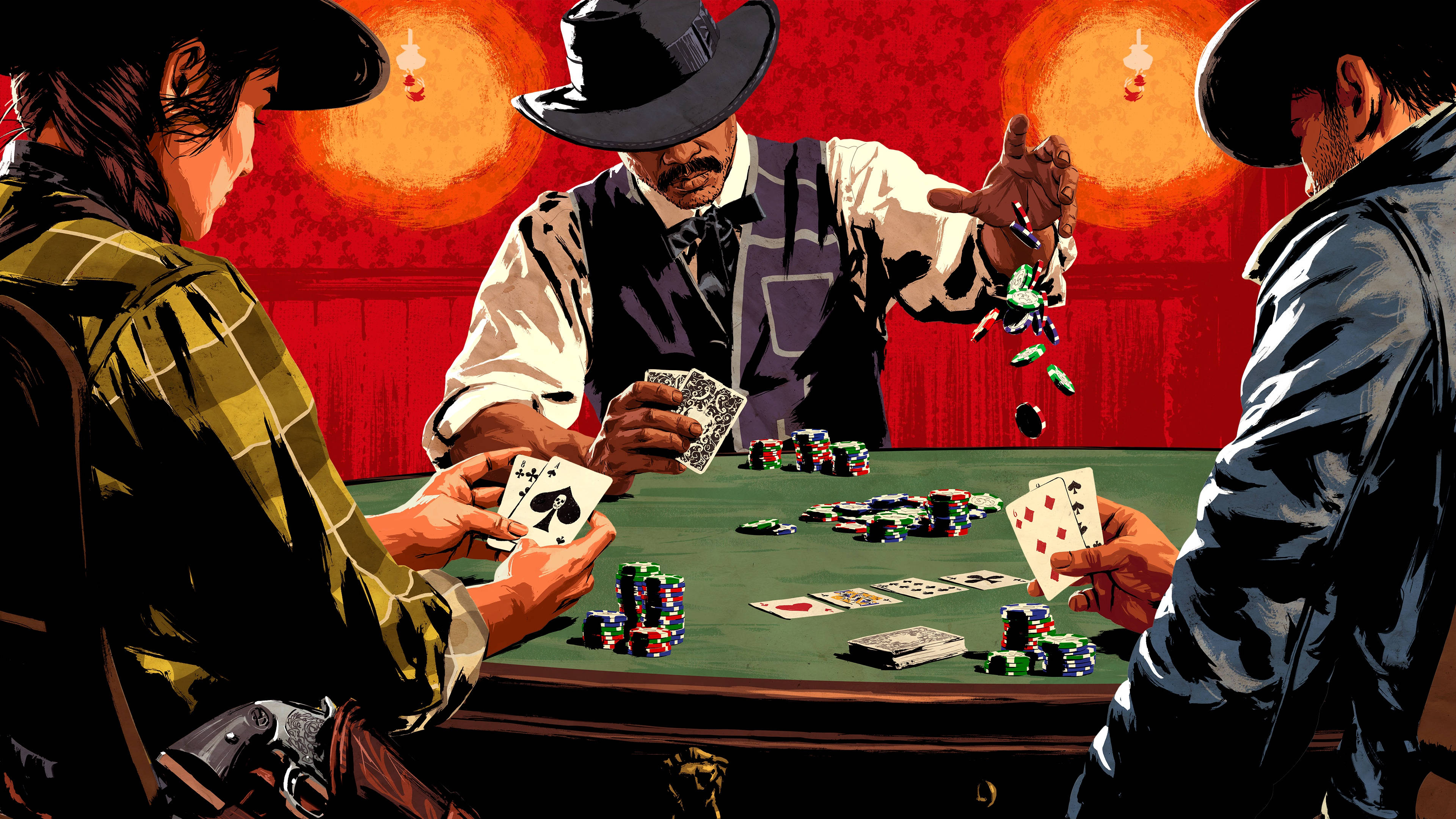 Poker Red Dead Redemption 2 Wallpaper