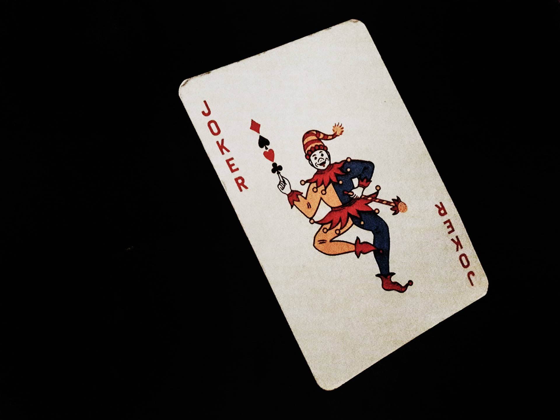 Poker's Joker Card Wallpaper