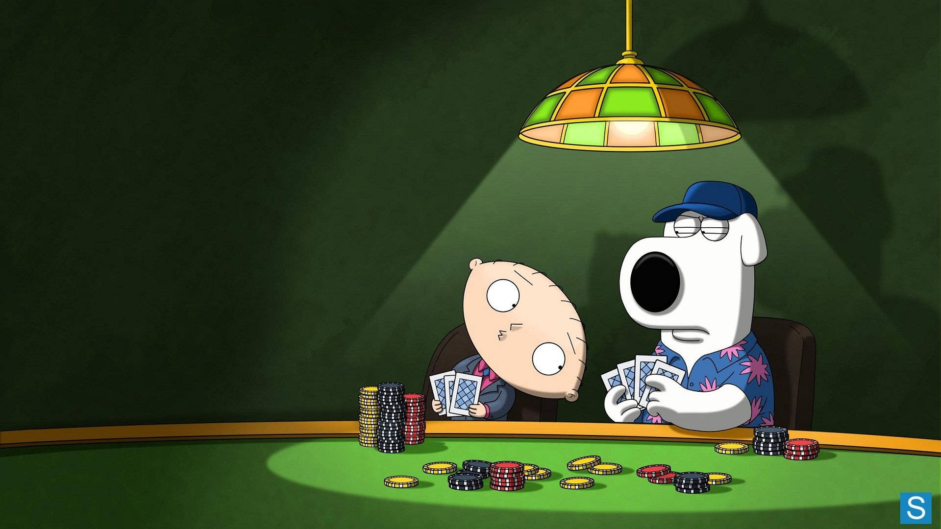 Poker Table In Family Guy Wallpaper