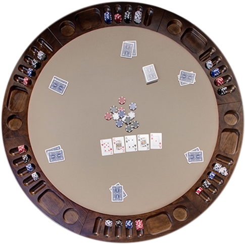 Poker Table Top View PNG