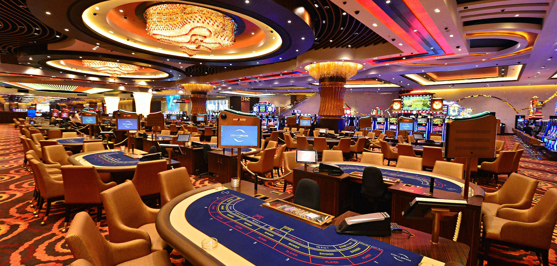 Pokertischein Luxuriösen Hotels Wallpaper