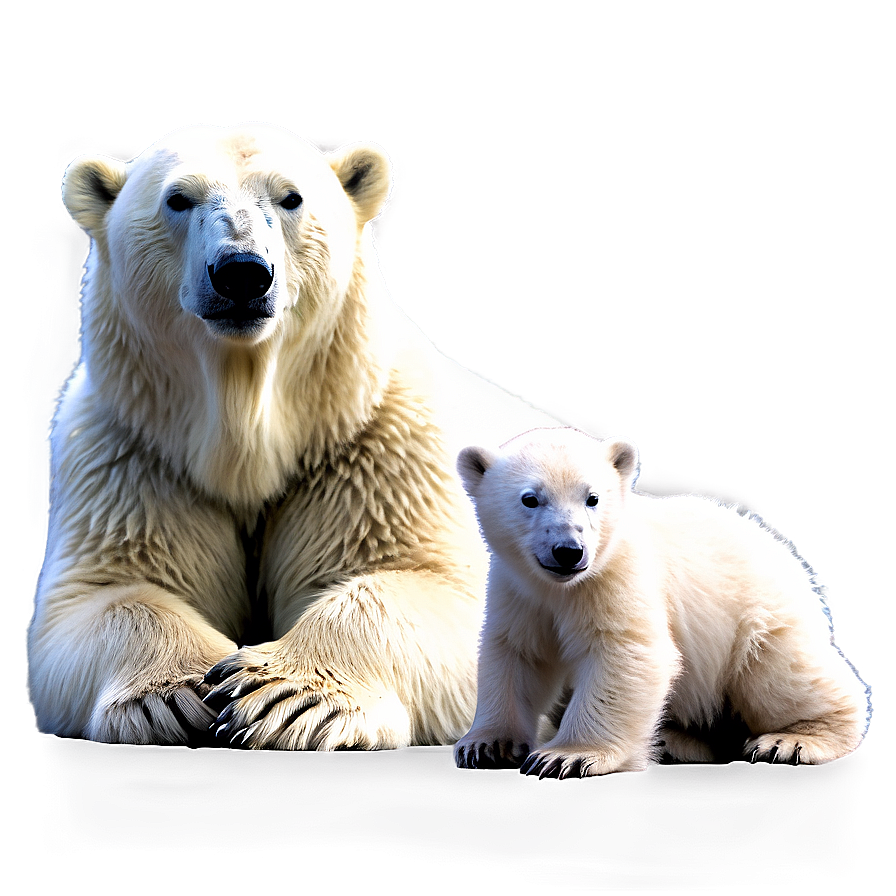 Download Polar Bear Family Png Hfp | Wallpapers.com