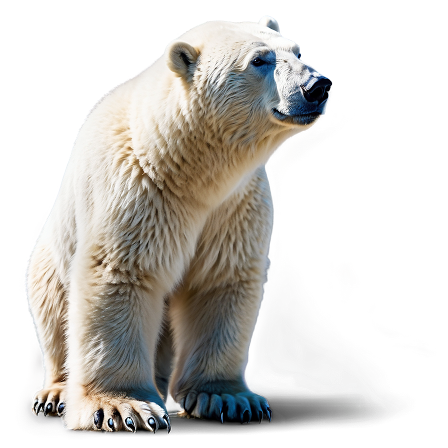 Download Polar Bear Side View Png Ttw1 | Wallpapers.com