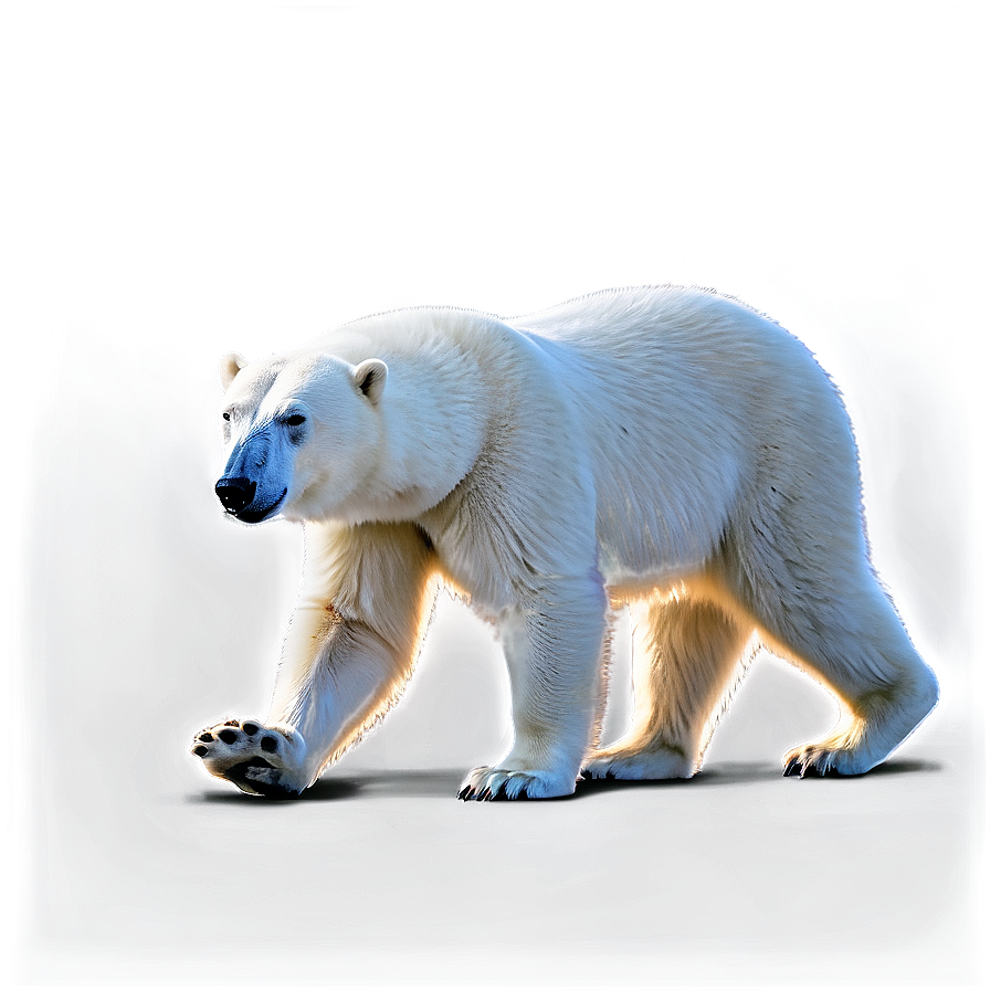 Polar Bear Walking Png 30 PNG