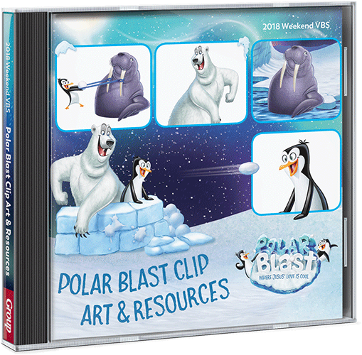 Polar Blast V B S Clip Art Resources D V D Cover PNG