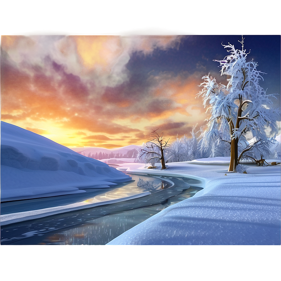 Polar Blizzard Scenery Png Xxe PNG