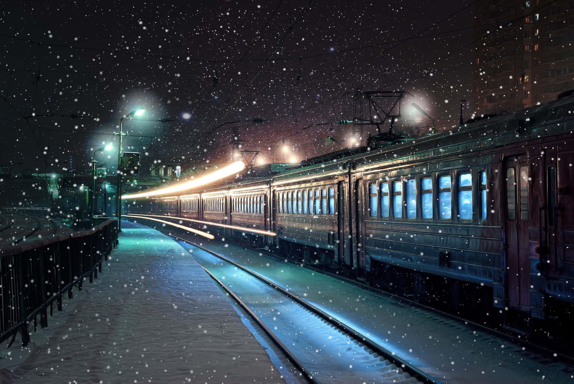 Upplevmagin Av Julen Med Polar Express