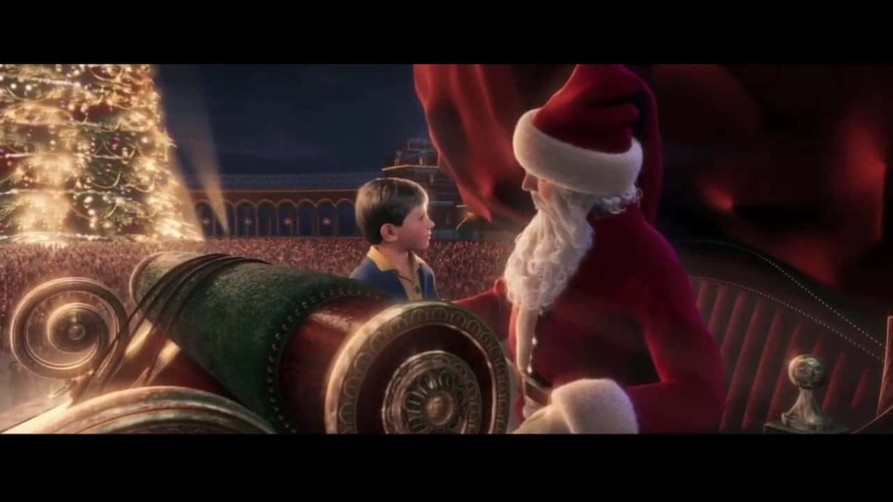 Download Get on board with the magic of the Polar Express | Wallpapers.com