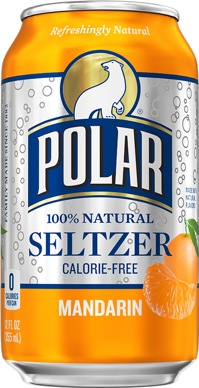 Polar Mandarin Seltzer Can PNG