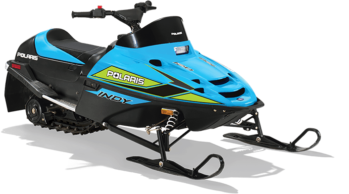 Polaris Indy Snowmobile Profile View PNG