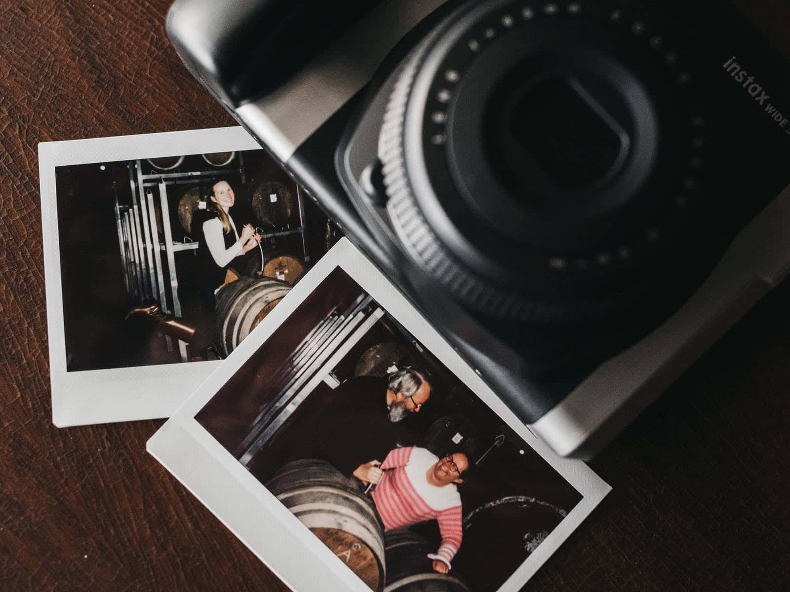 Vintage Polaroid Camera Capturing Life's Moments