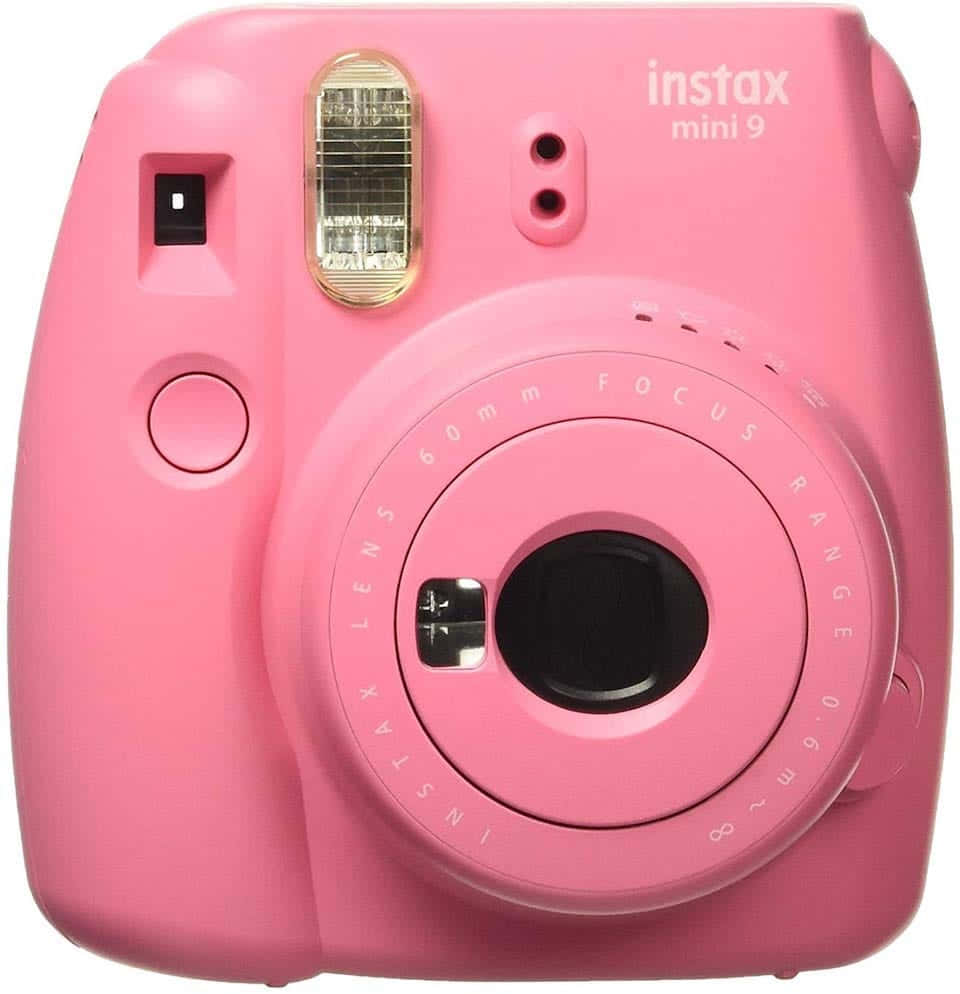 Instax Mini 9 Pink Polaroid Camera Picture