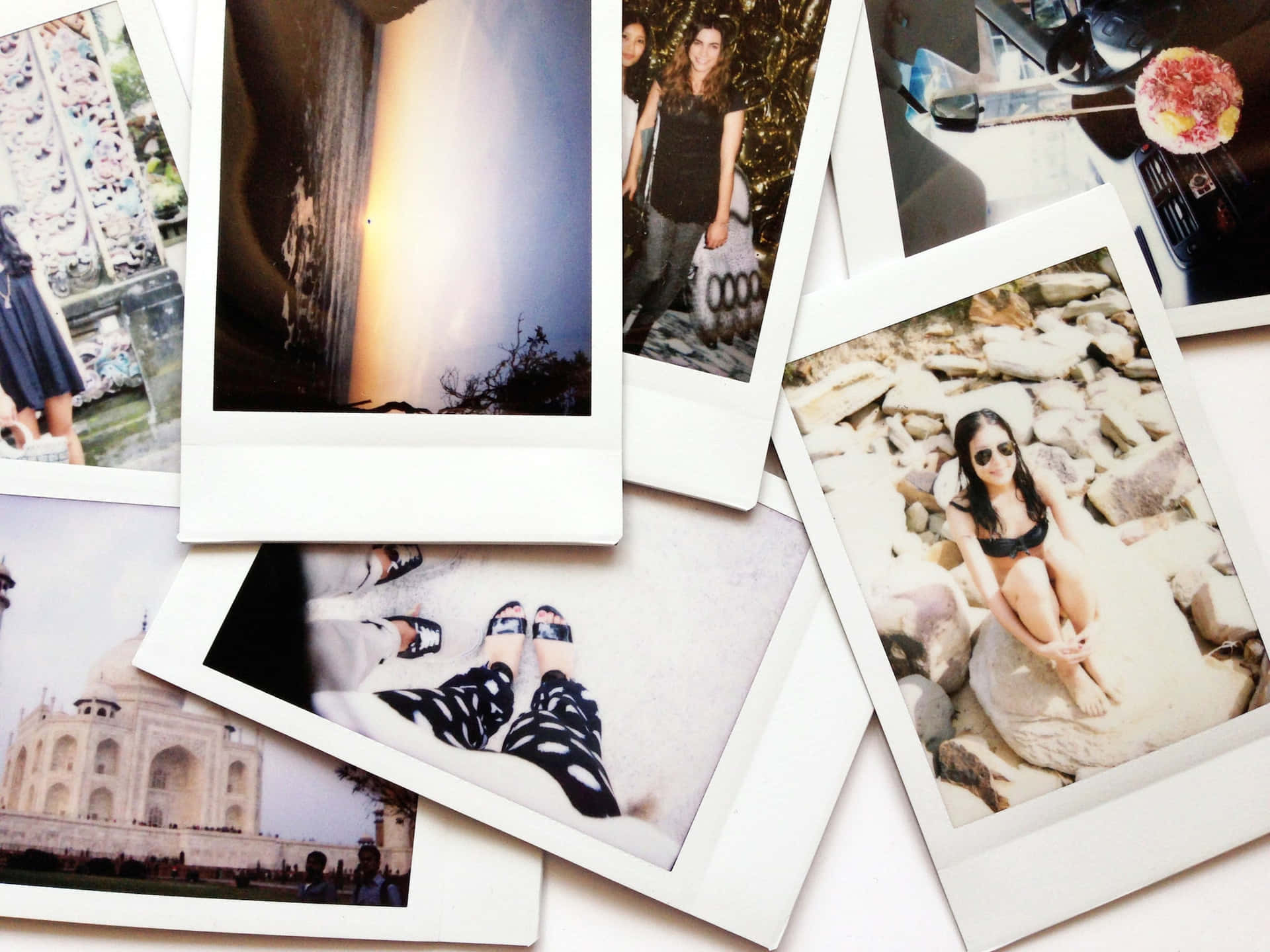 Photographs From Polaroid Camera Picture