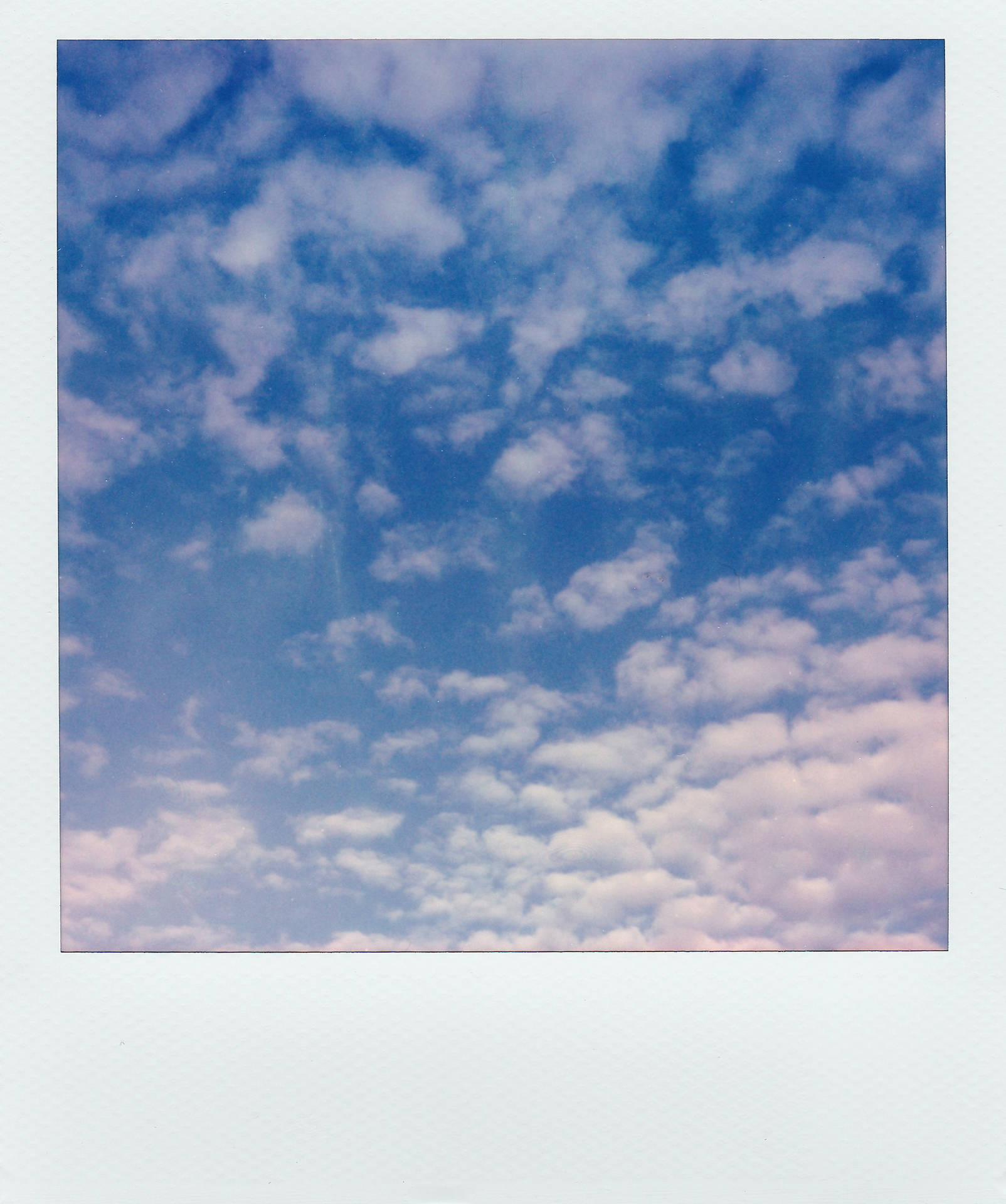 Polaroid Cloud Iphone Wallpaper