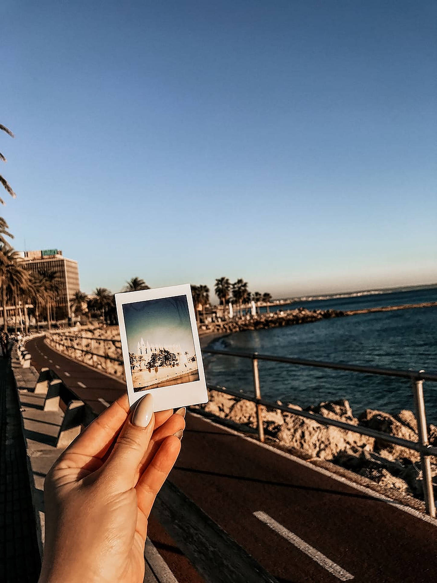 Polaroid Film Ocean Picture
