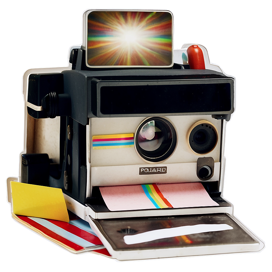 Polaroid Photo Prop Template Png 06262024 PNG