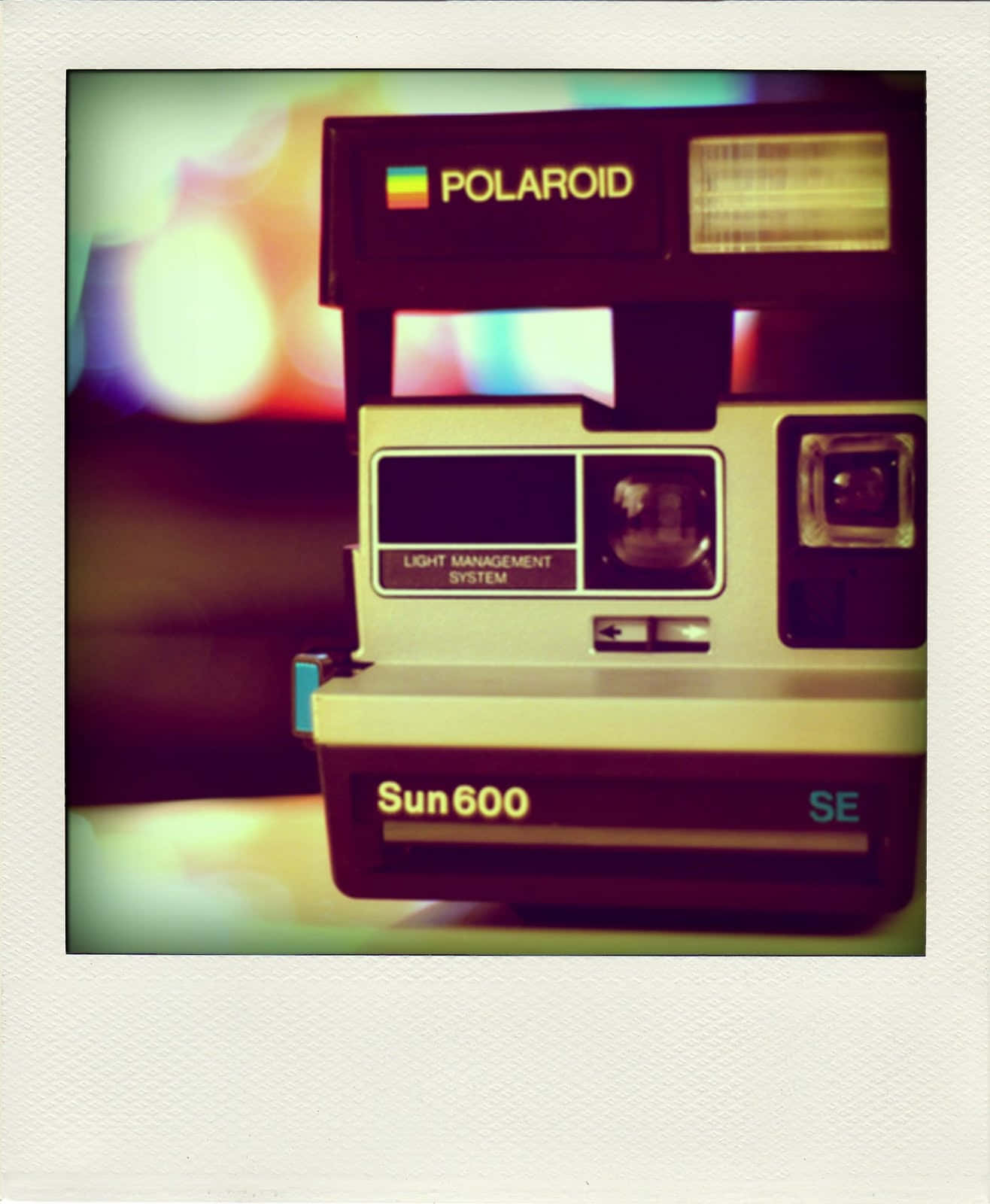 Polaroidsun 600 Bildskärm.