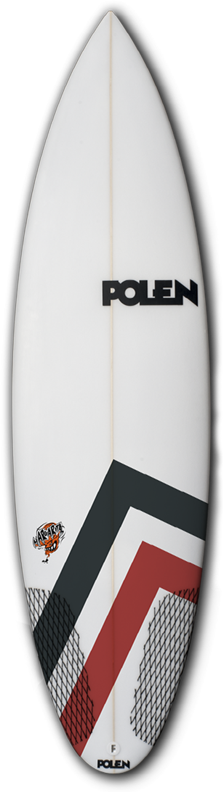 Polen Branded Surfboard Design PNG