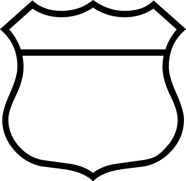 Police Badge Outline PNG