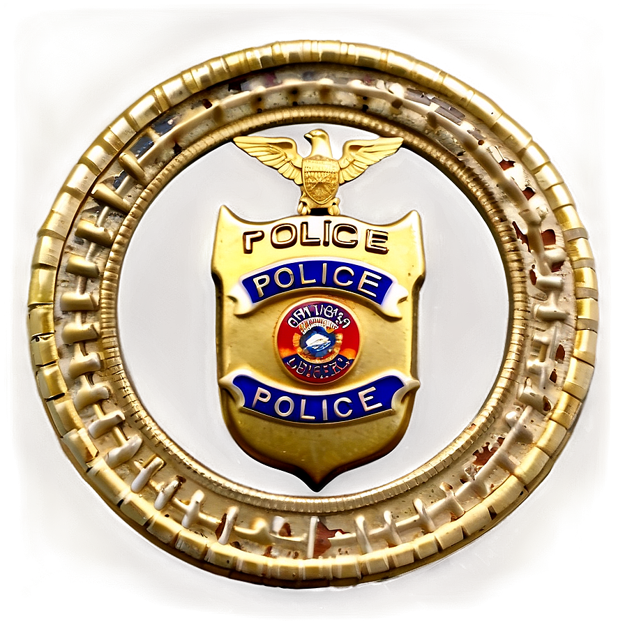 Police Badge Sketch Png Fwo75 PNG