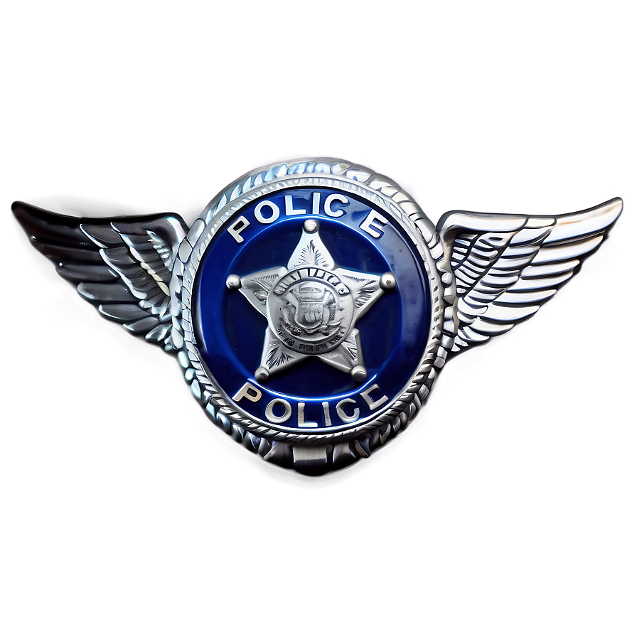 Police Badge With Gun Png 05252024 PNG