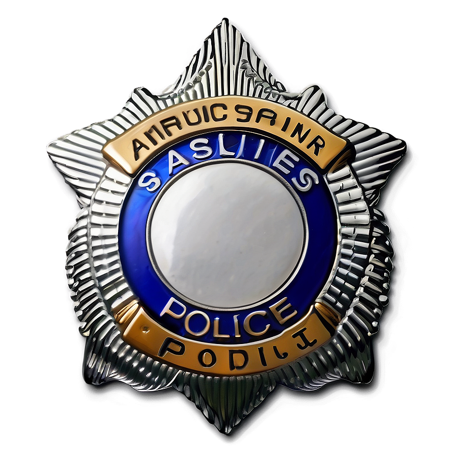 Police Badge With Name Tag Png Enu38 PNG