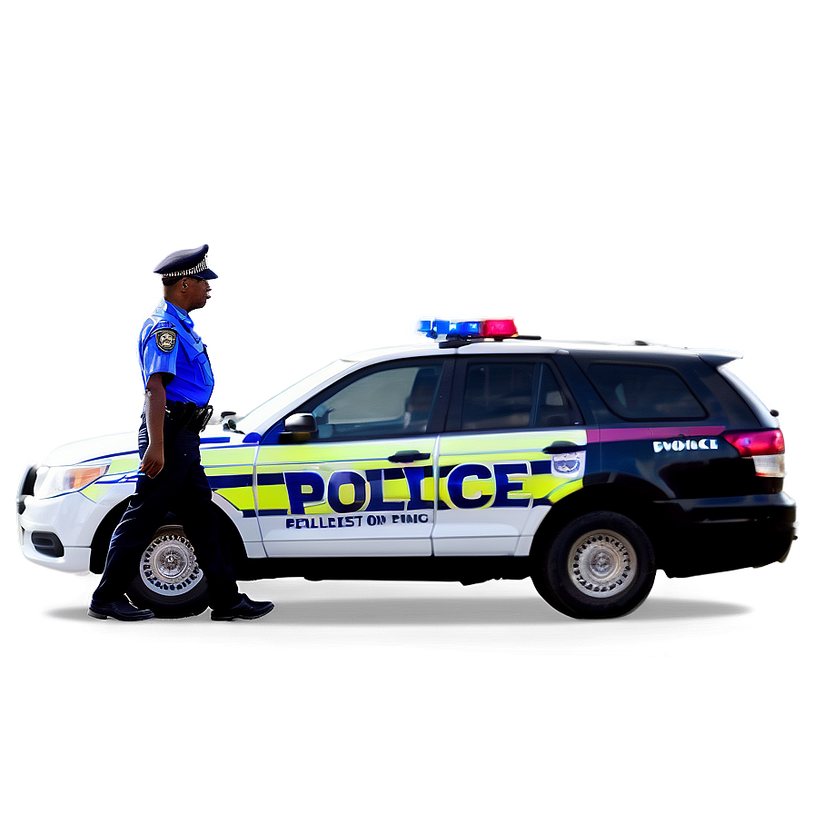 Police Car At The Scene Png 73 PNG