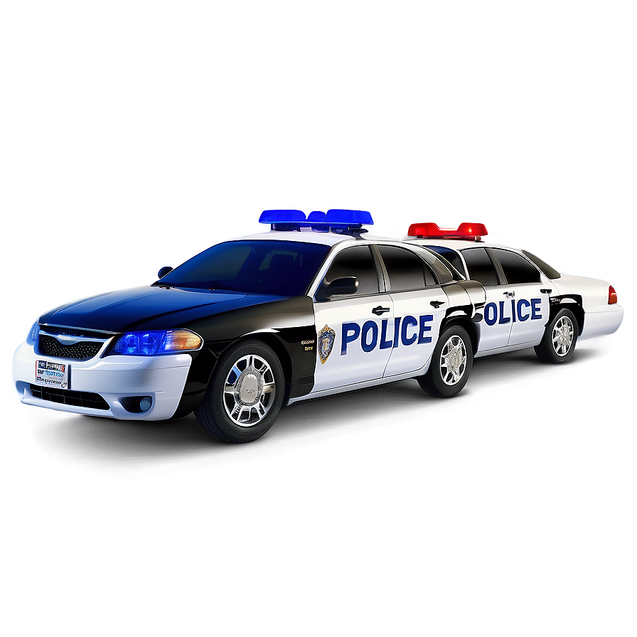 Police Car Blocking Road Png Xcp95 PNG