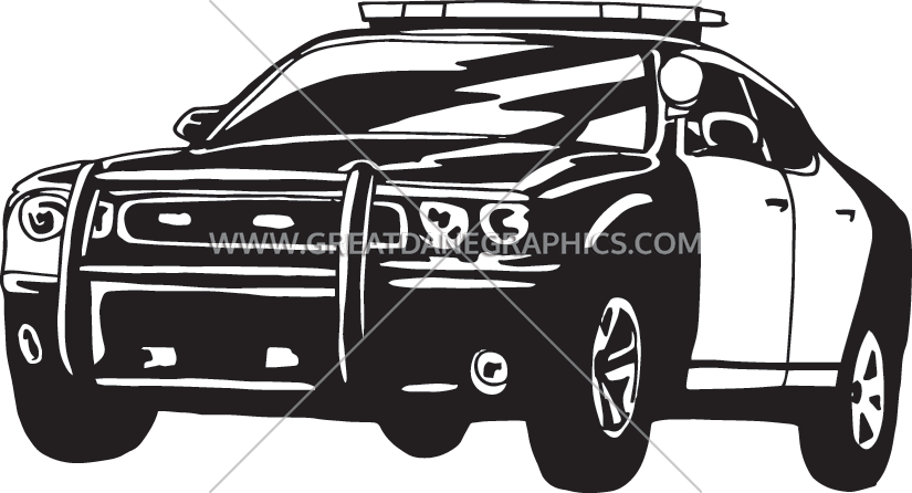 Police Car Illustration PNG