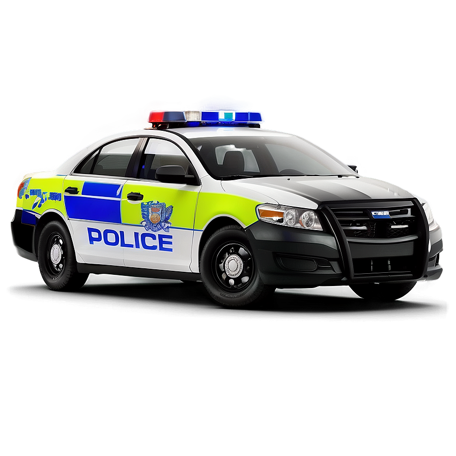 Police Car In Action Png Oly PNG