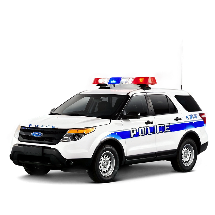 Police Car In The City Png 12 PNG