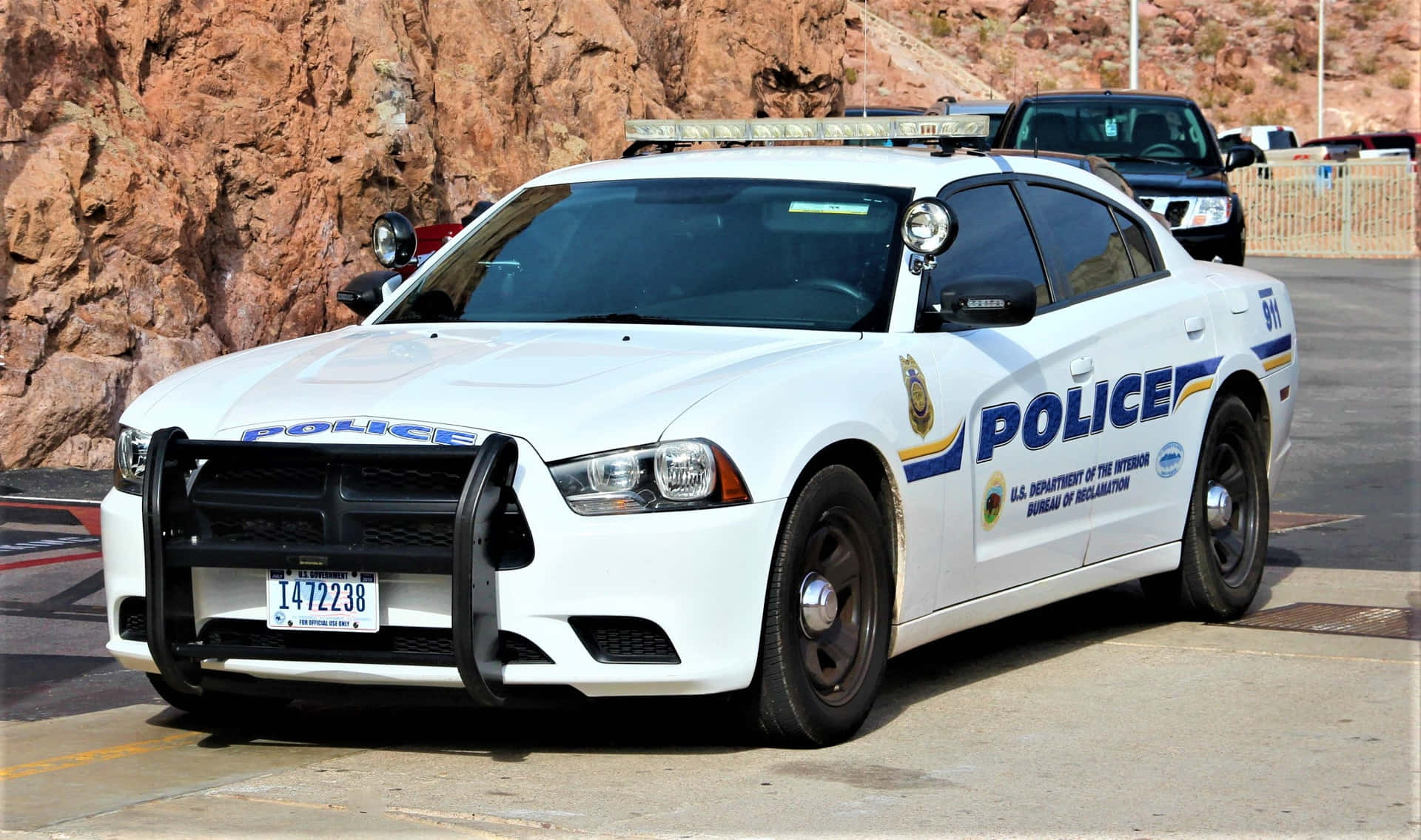 A sleek and sophisticated police car