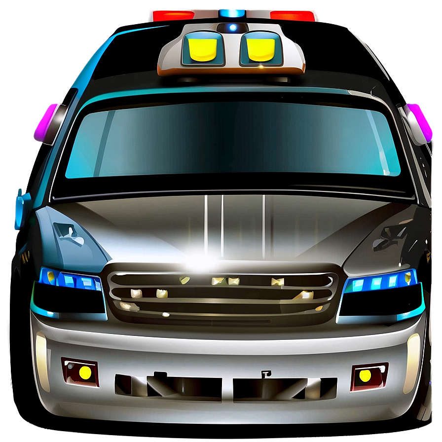 Police Car Vector Icon Png Sbh PNG