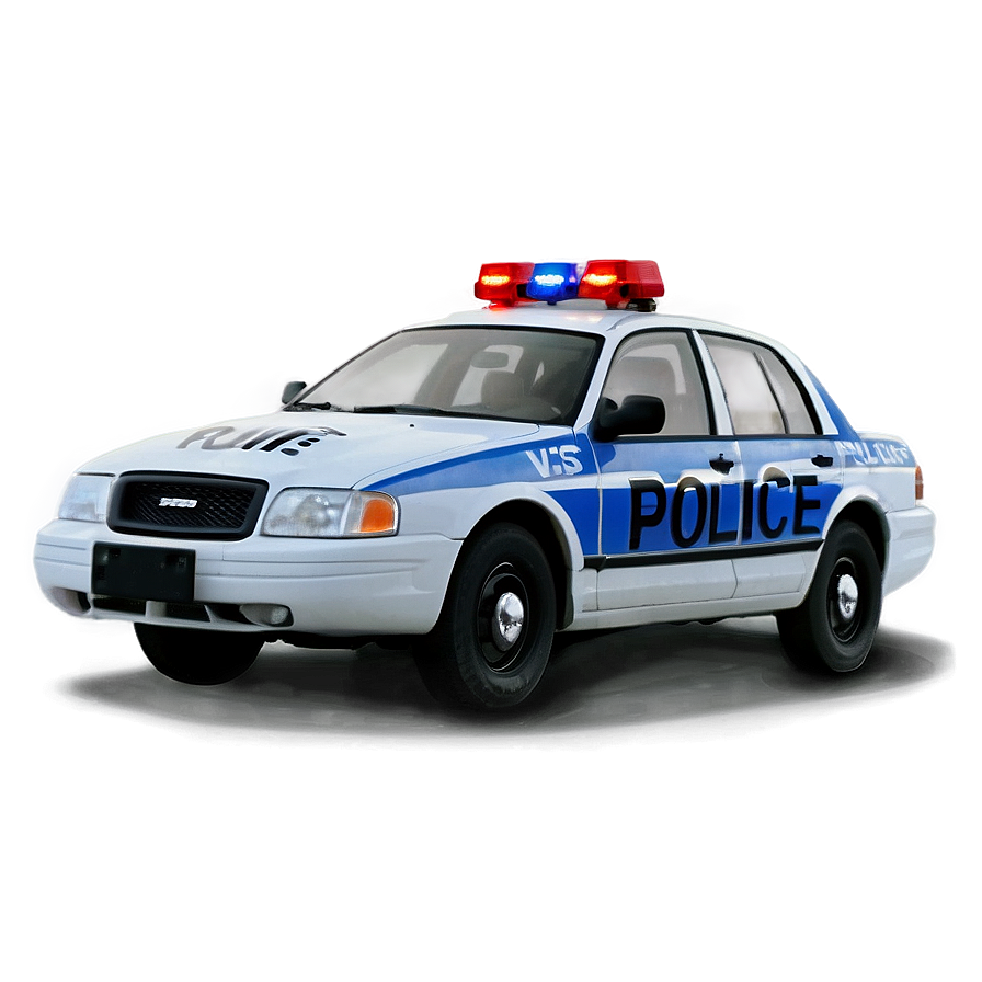 Police Car With Megaphone Png Twx38 PNG