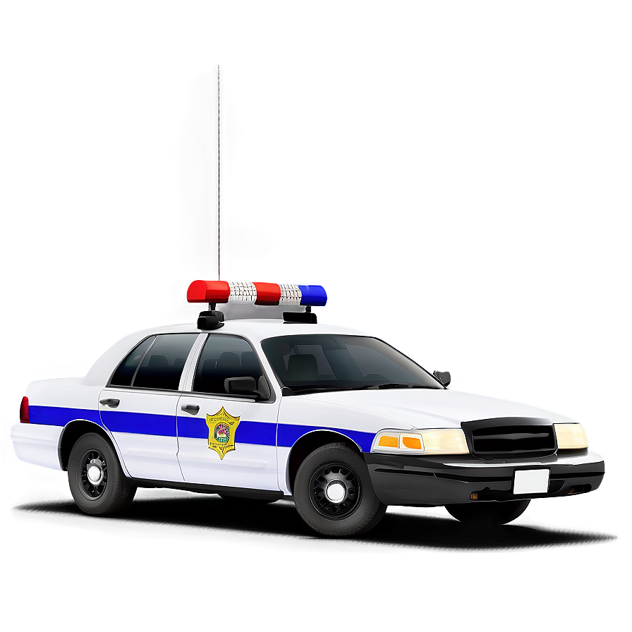 Police Car With Siren Png 42 PNG