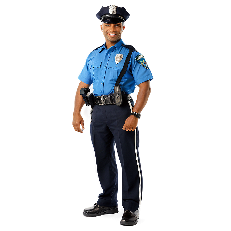 Police Costume Png 06242024 PNG