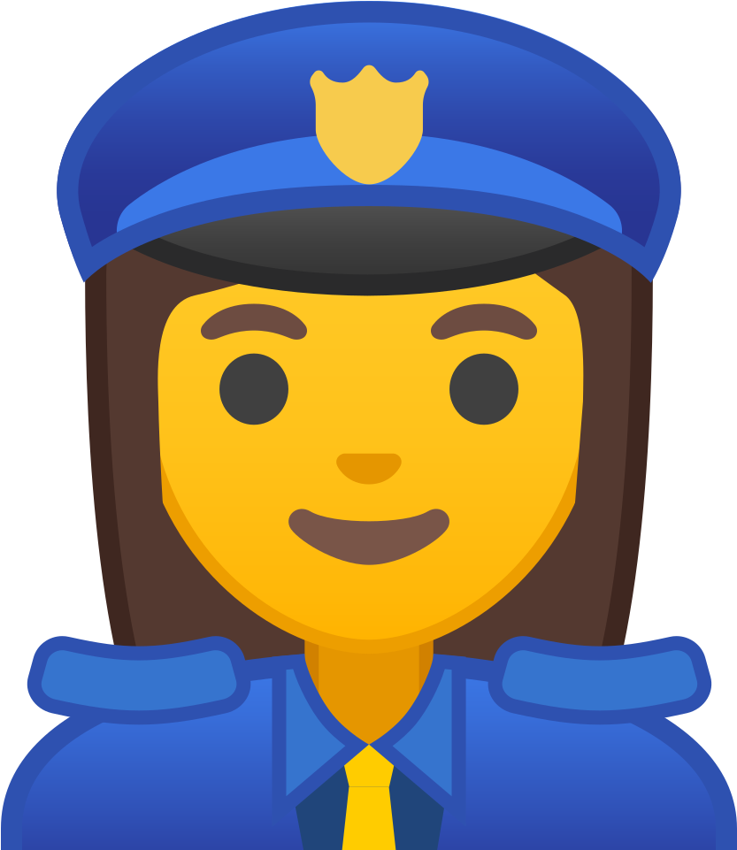 Police Officer Emoji Smile PNG