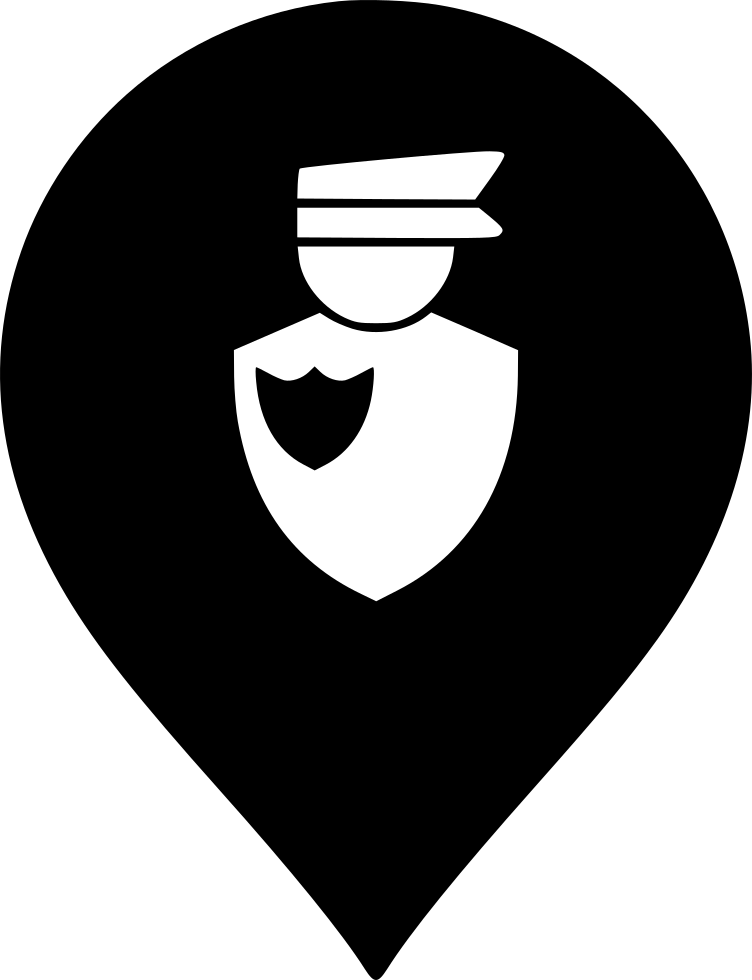 Police Officer Icon Location Pin PNG